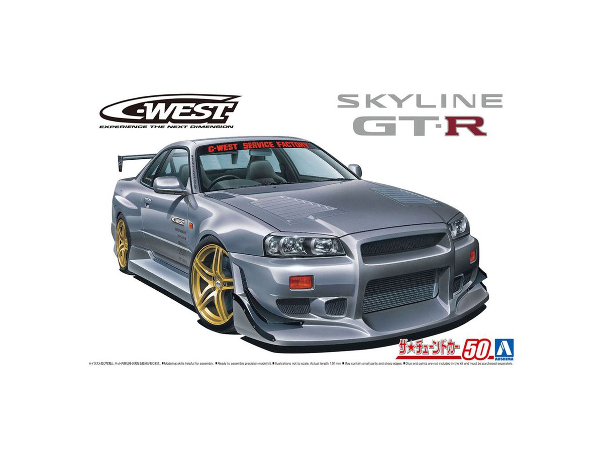 1/24 C-WEST BNR34 スカイラインGT-R '02(ニッサン) | HLJ.co.jp