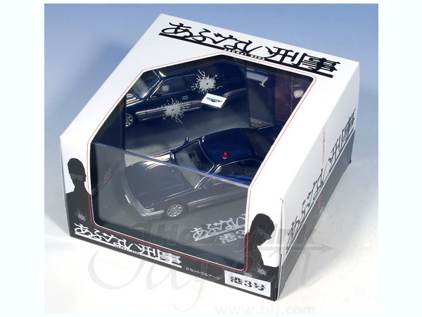 1/43 あぶない刑事 レパード 港3号 被弾Ver 覆面パトカー Amazon | アオシマ 1/43 またまたあぶない刑事 港3号 被弾ver