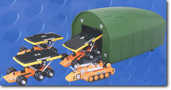 ホットウィール 1/200 新世紀合金 サンダーバード2号&コンテナメカ1〜3 ホットウィール 1/200 新世紀合金 サンダーバード2号&コンテナ