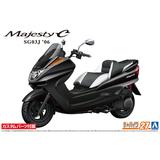 【YAMAHAマジェスティーc】SG03J スピーカー付き　大人カスタム　実働 1/12 ヤマハ SG03J マジェスティ C '06 カスタムパーツ付き - AOSHIMA