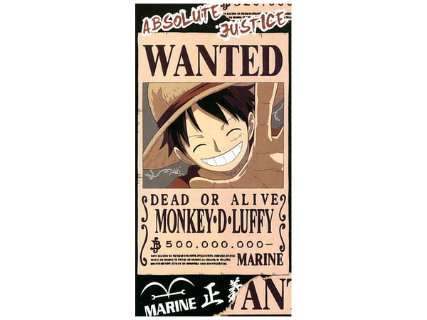 ワンピース プレミアムキングフリーケット Luffy 手配書柄 By アビーズ3 ホビーリンク ジャパン ワンピース プレミアムキングフリーケット Luffy 手配書柄 By アビーズ3 ホビーリンク ジャパン