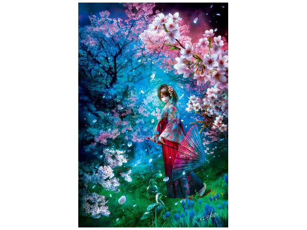 1000ピース ジグソーパズル いろはめぐり (50x75cm) パネル付き Amazon.co.jp: 1000ピース ジグソーパズル いろはめぐり