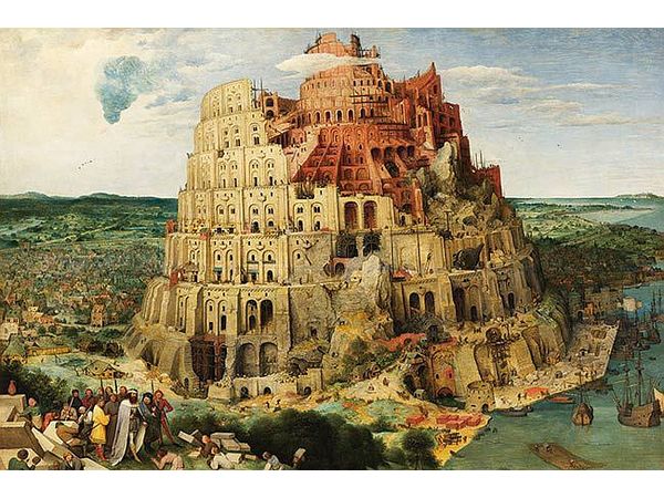 ジグソーパズル: 名画 バベルの塔 1000ピース (75 x 50cm) | HLJ.co.jp