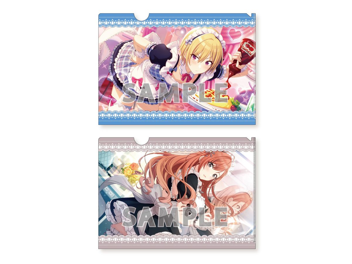 アイドルマスター シャイニーカラーズ クリアファイルセット 西城樹里 有栖川夏葉 メイドver By アクアマリン ホビーリンク ジャパン