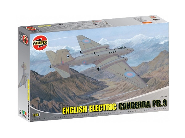 1/48　Airfix　EEキャンベラ　PR.9　　　　　　　　　　　オ4-上 English Electric Canberra PR9 Airfix 05039