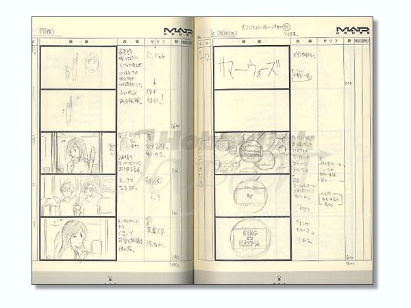 サマーウォーズ 絵コンテ | HLJ.co.jp