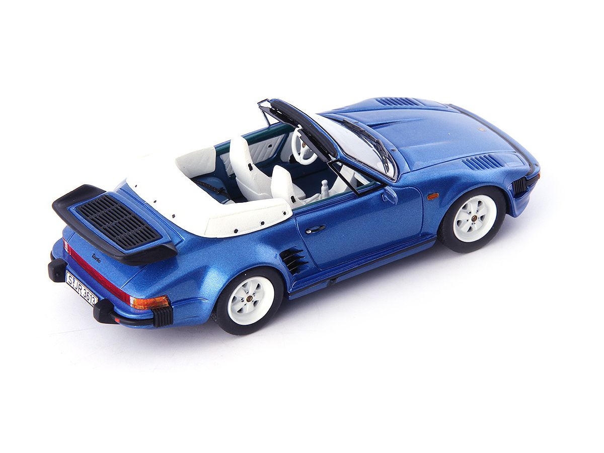 アべニュー43 ポルシェ 911SE フラットノーズ コンバチ 1988 青 1/43 ポルシェ 911 SE フラットノーズ コンバーチブル 1988 ブルー