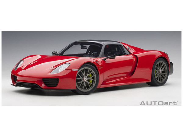 【新品未使用】ポルシェ918スパイダー1/12 1/12 ポルシェ 918 スパイダー バイザッハ・パッケージ (レッド) | HLJ