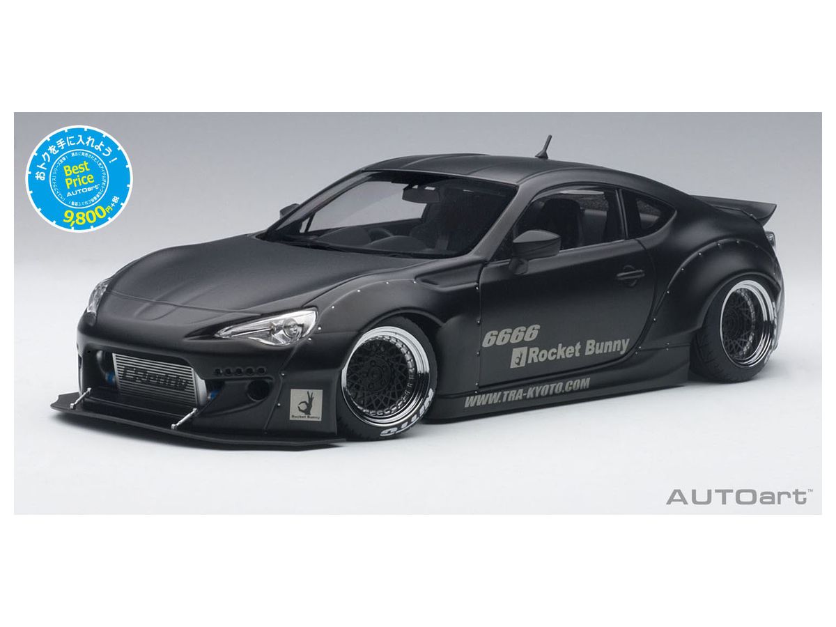 1/18 Rocket Bunny 86 zn6 マットブラック 1/18 ロケットバニー 86 (マット・ブラック/ブラック・ホイール
