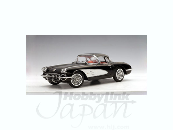 1/18 シボレー コルベット 1959 (ブラック/ホワイト) | HLJ.co.jp
