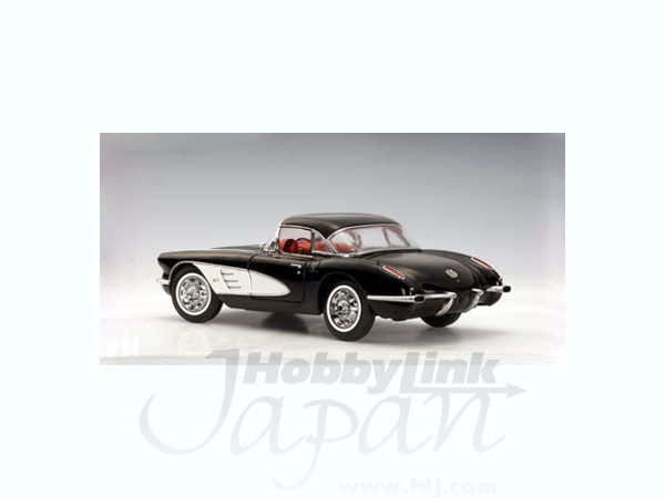 1/18 シボレー コルベット 1959 (ブラック/ホワイト) | HLJ.co.jp