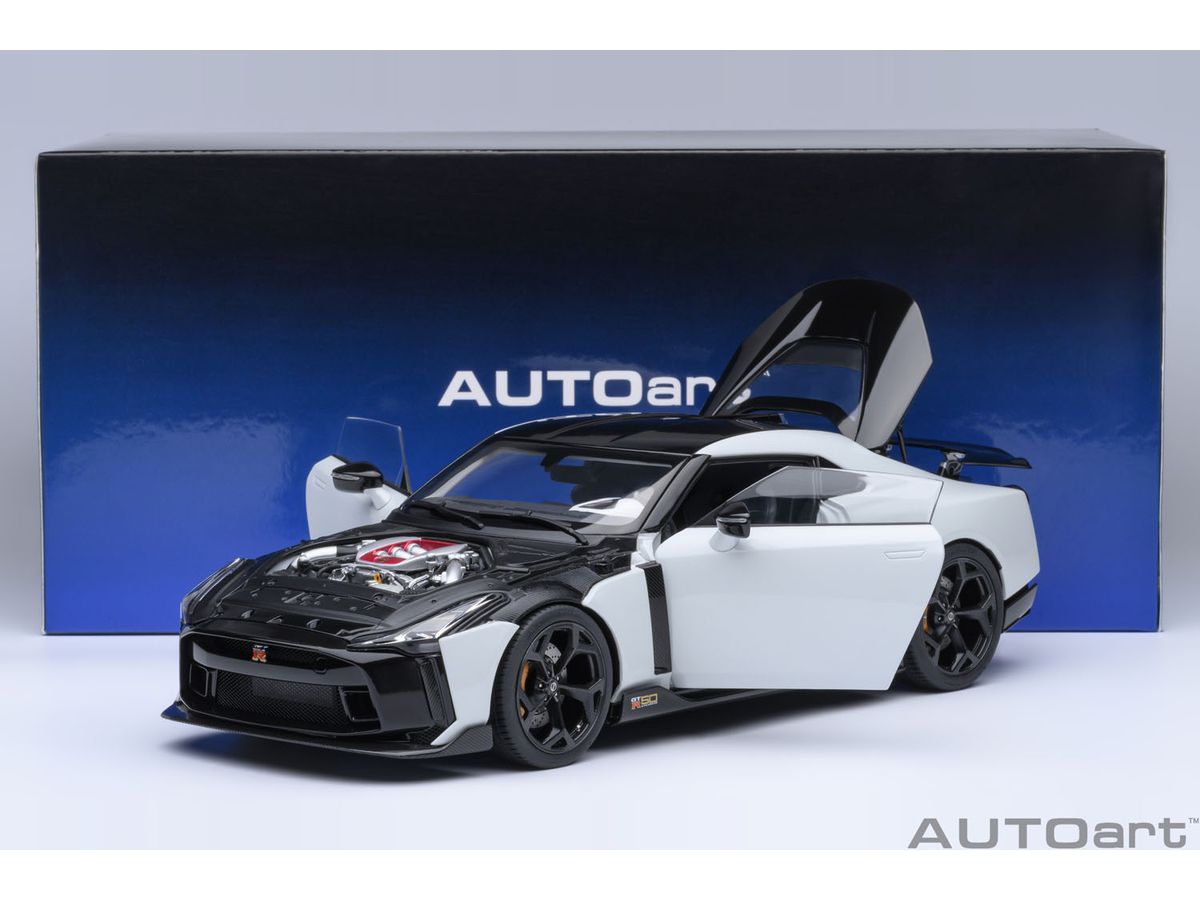 日産 GT-R 50 by Italdesign 1/18 ホワイト LV-N Nissan GT-R50 by Italdesign テストカー（白） | 製品を