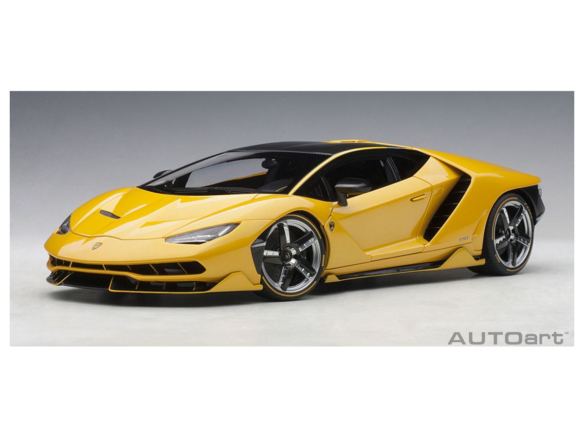 ランボルギーニ チェンテナリオ LP770-4 1/18 イエロー 1/18 ランボルギーニ チェンテナリオ (メタリック・イエロー