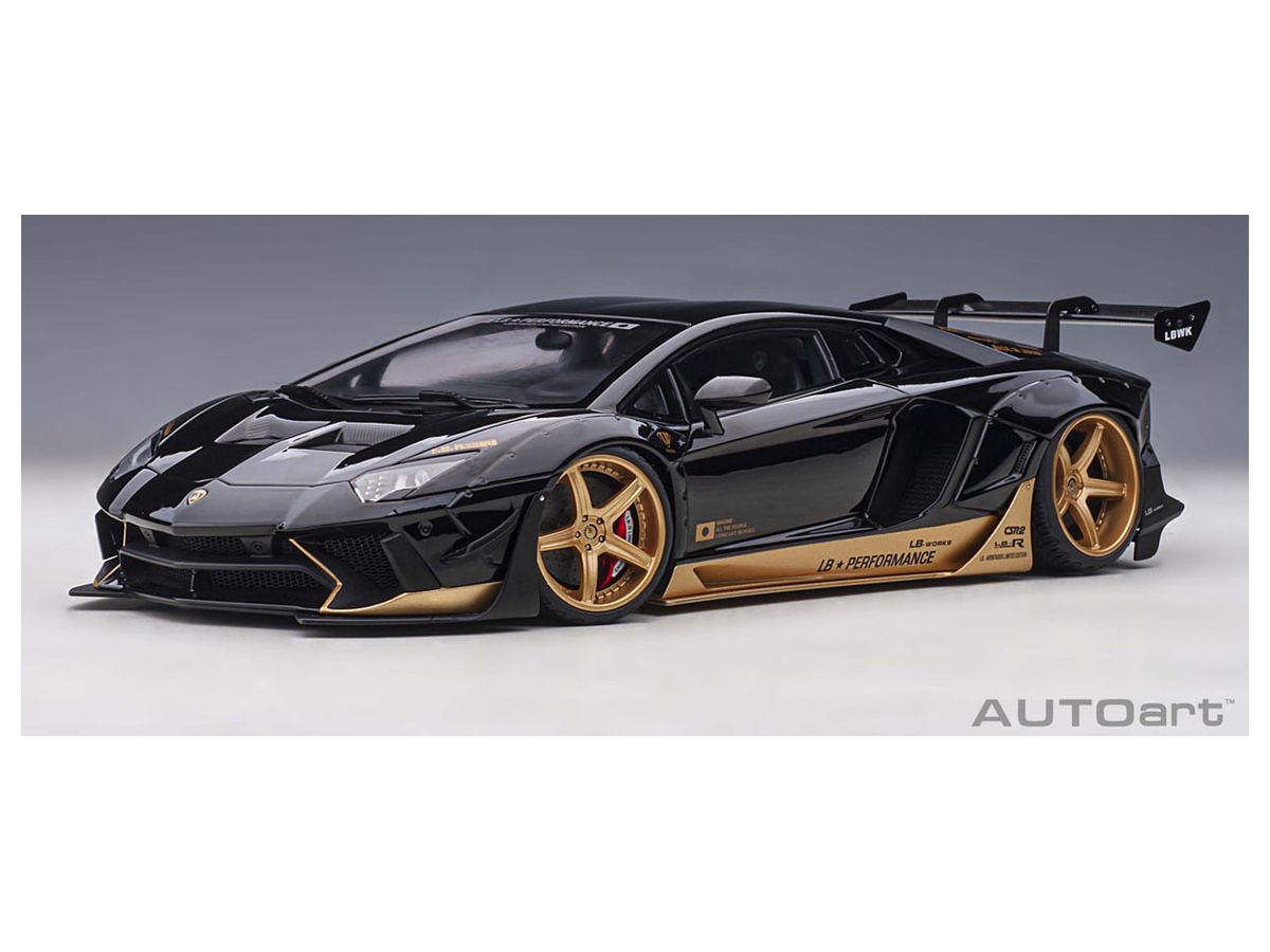 1 18 リバティーウォーク Lb Works ランボルギーニ アヴェンタドール リミテッドエディション ブラック ゴールド アクセント 1 18 リバティーウォーク Lb Works ランボルギーニ アヴェンタドール リミテッドエディション ブラック ゴールド アクセント