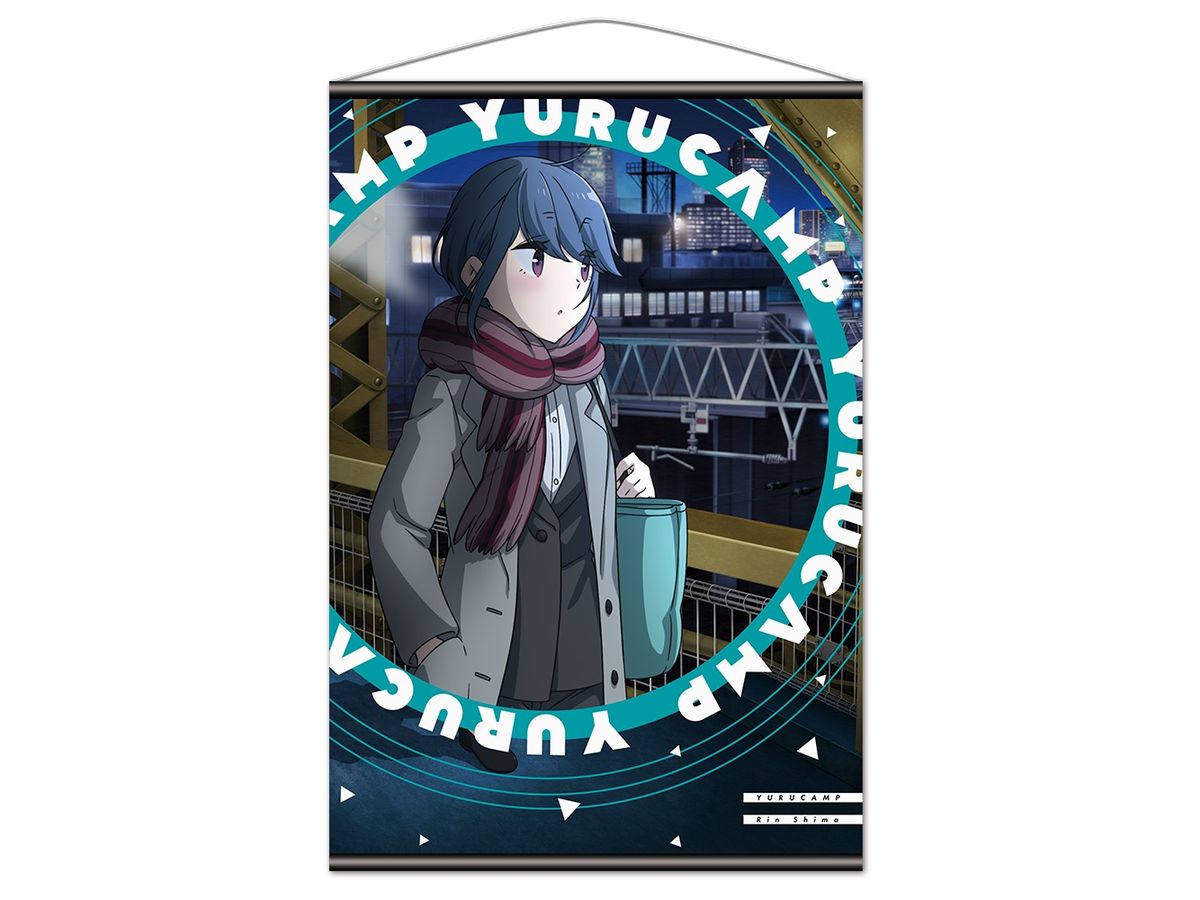 ゆるキャン△B2タペストリー志摩リン2本セット ゆるキャン△]描き下ろしB2