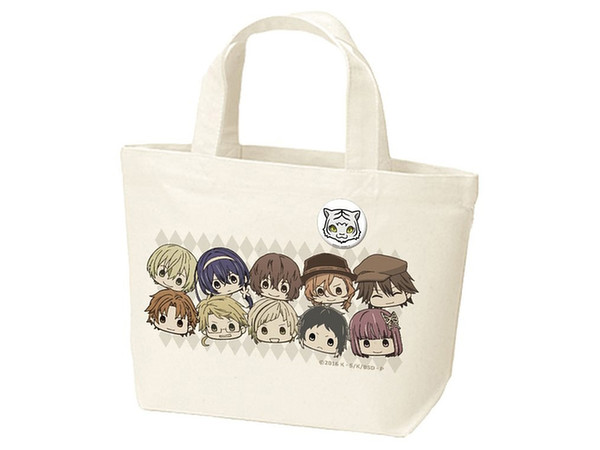 文豪ストレイドッグス ちゅるキャラ缶バッジ付トートバッグ | HLJ.co.jp