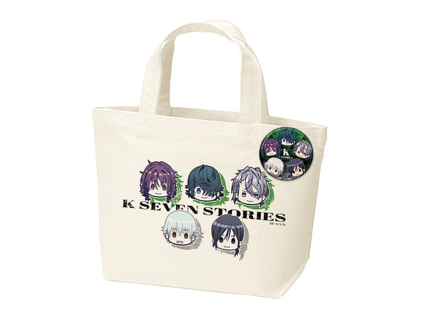 K Seven Stories 缶バッジ付トートバッグ B 白米党 Jungle By アズメーカー ホビーリンク ジャパン K Seven Stories 缶バッジ付トートバッグ B 白米党 Jungle By アズメーカー ホビーリンク ジャパン