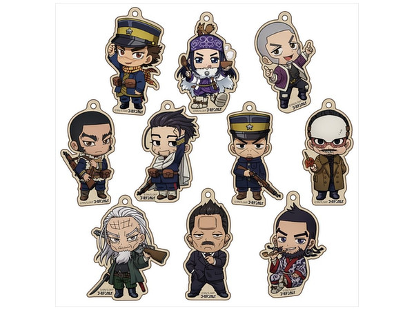 ゴールデンカムイ トレーディング木札ストラップ 1Box 10pcs | HLJ.co.jp