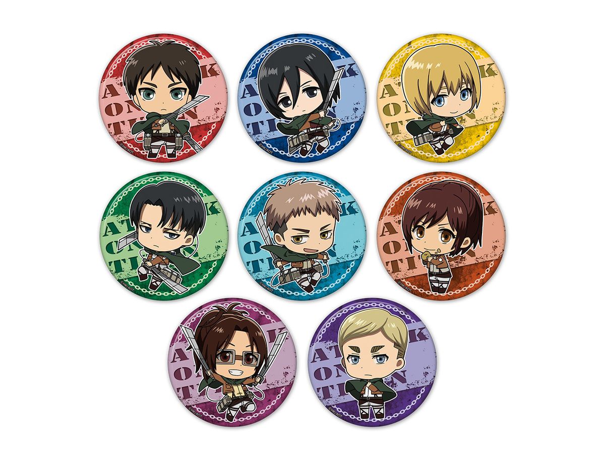 進撃の巨人 トレーディング缶バッジ Vol.2 1Box 8pcs | HLJ.co.jp