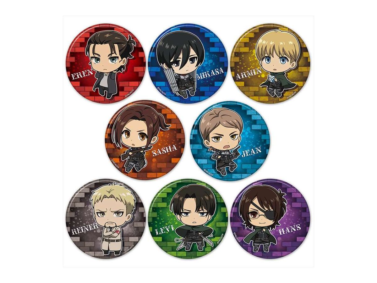進撃の巨人 トレーディング缶バッジ Vol 4 1 Box 8pcs By アズメーカー ホビーリンク ジャパン