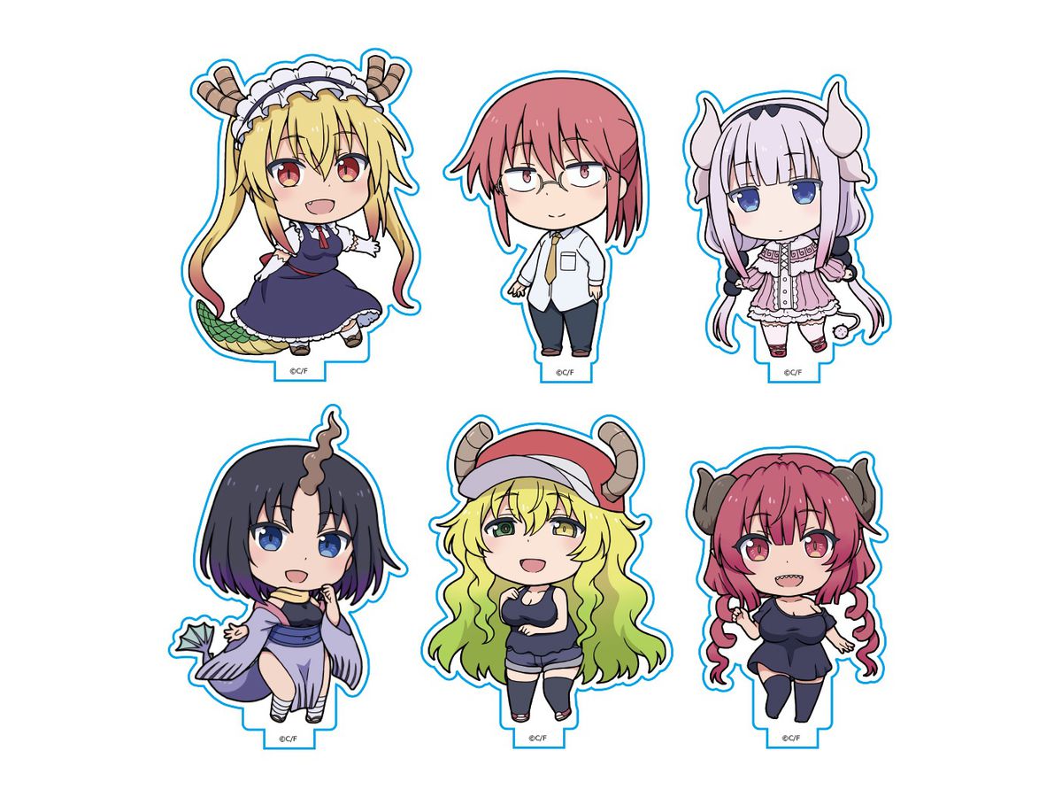 小林さんちのメイドラゴン: アクリルスタンドコレクション 1Box 6pcs 