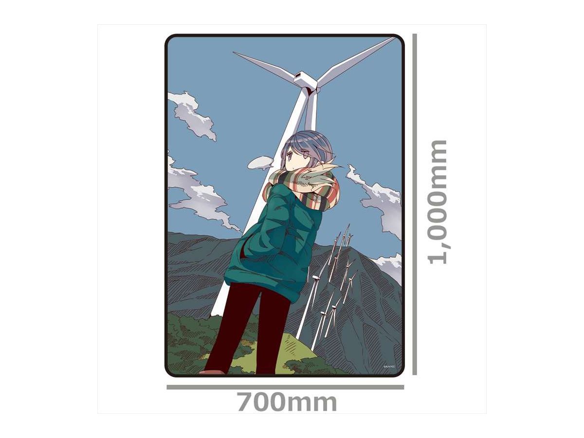 ゆるキャン 起毛ブランケットb ゆるキャン 起毛ブランケットb