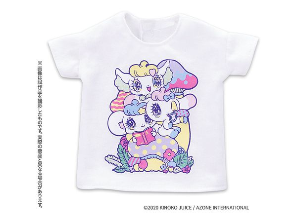 きのこプラネット X ペロペロスパークルズ ビッグtシャツワンピース ホワイト By アゾン ホビーリンク ジャパン