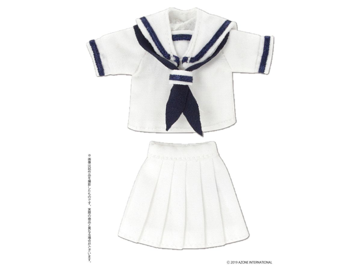 1/12 半袖セーラー服セット II ホワイト x ネイビー | HLJ.co.jp