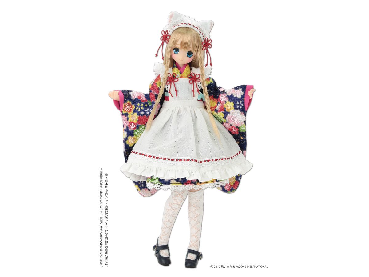 1/6 PNS ねこみみ和装メイドセット III 紺 | HLJ.co.jp