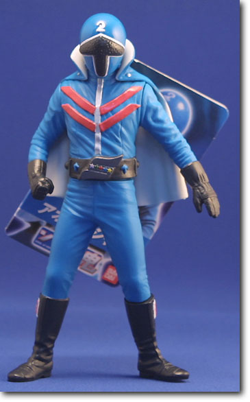 即購入OK］ ソフビ ゴレンジャー アオレンジャー 指人形 当時品 即購入