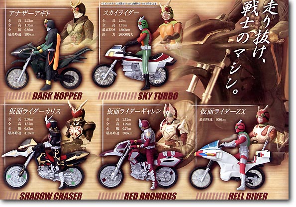 特撮メカコレクション ライダーマシンクロニクル 5: 1Box 8pcs