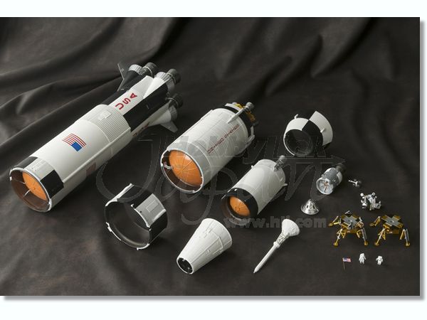 144 Apollo 11 & Saturn V Launch Vehicle by Bandai HobbyLink Japan