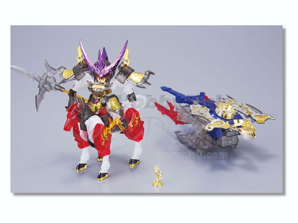 組立済み】SDガンダム 三国伝 呂布トールギス・赤兎馬・天玉鎧 怖く