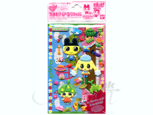 たまごっち　シール　たまもりプロフリフィル　平成　グッズ バンダイ 商品・サービスサイト | たまもりプロフリフィル ひめ友ver