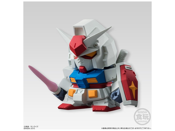 ビルドモデル　ガンダム3 精緻な造形の“消しゴム”モデル！ ビルドモデル ガンダム 3、徹底