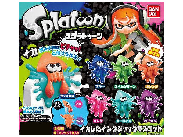 スプラトゥーン イカしたインクジャックマスコット 1 Box 10pcs By バンダイ ホビーリンク ジャパン スプラトゥーン イカしたインクジャックマスコット 1 Box 10pcs By バンダイ ホビーリンク ジャパン