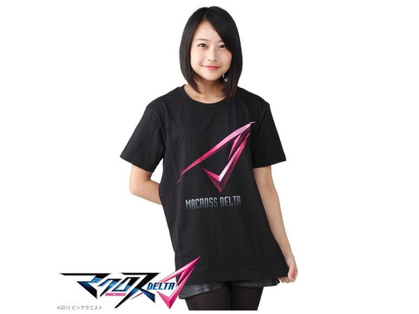 マクロスデルタ Tシャツ デルタロゴ柄 マクロスデルタ Tシャツ デルタロゴ柄