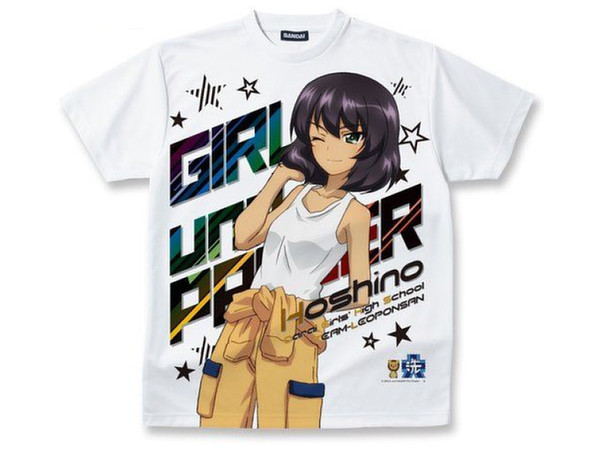 ガールズ パンツァー 劇場版 フルパネルtシャツ ホシノ M ガールズ パンツァー 劇場版 フルパネルtシャツ ホシノ M