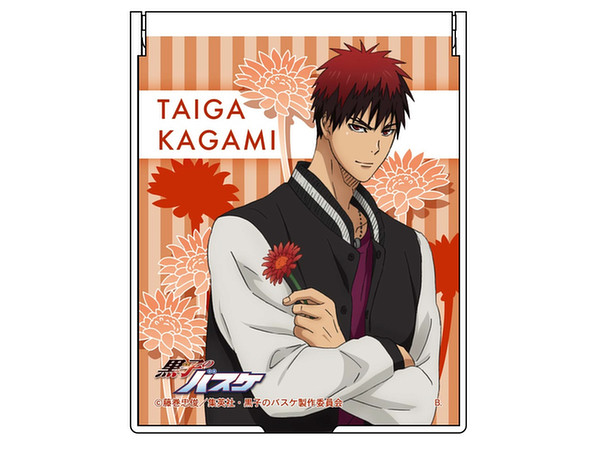 黒子のバスケ バンダイ描きおろし花持ちイラスト ミラー 火神 黒子のバスケ バンダイ描きおろし花持ちイラスト ミラー 火神