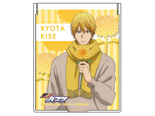 黒子のバスケ バンダイ描きおろし花持ちイラスト ミラー 黄瀬 黒子のバスケ バンダイ描きおろし花持ちイラスト ミラー 黄瀬