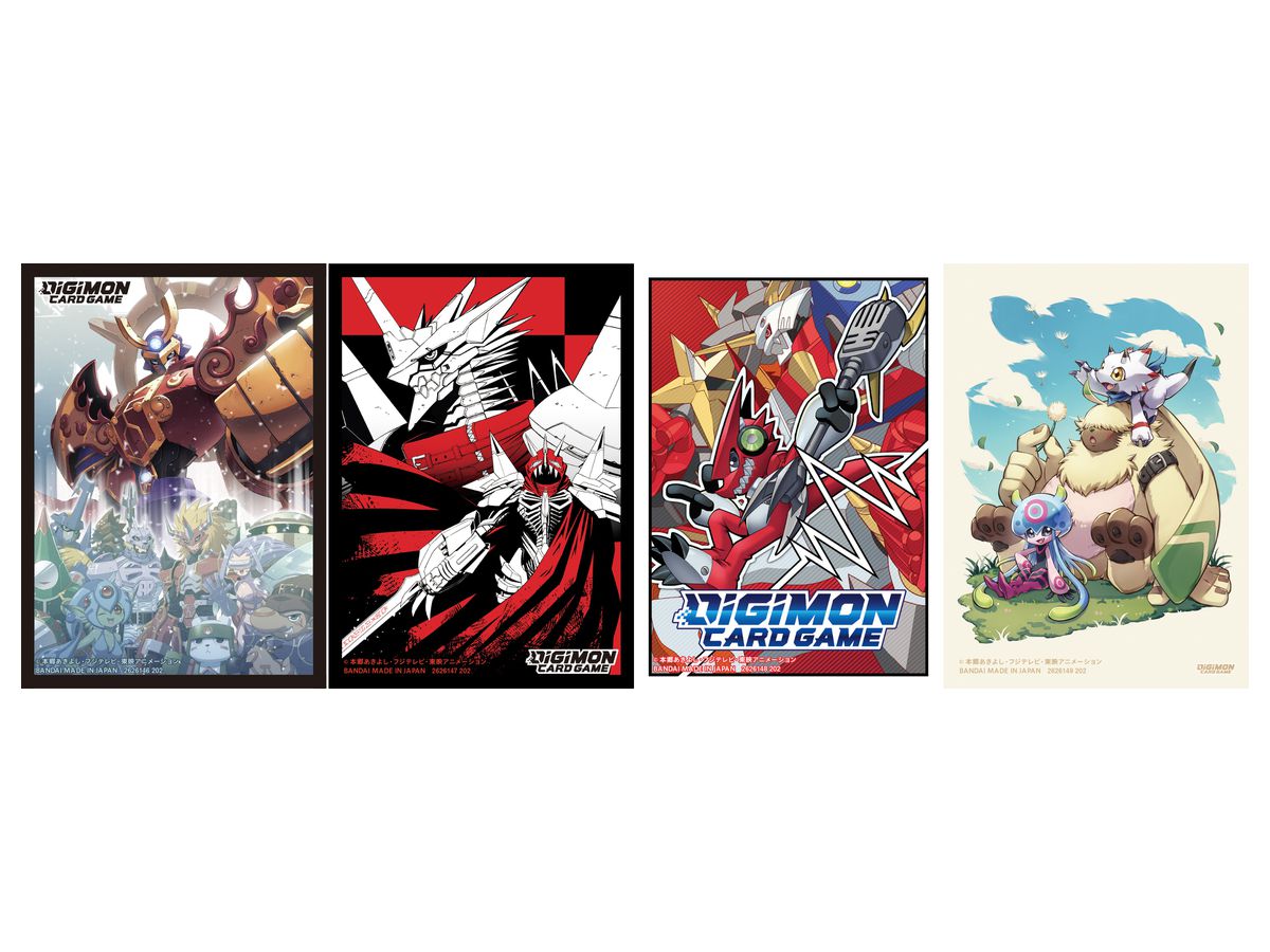 デジモンカードゲーム オフィシャルカードスリーブ 2022 1Box 4pcs