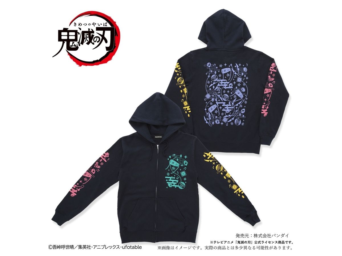 鬼滅の刃 ネオングラフィックパーカー 無限列車編 Xl 鬼滅の刃 ネオングラフィックパーカー 無限列車編 Xl