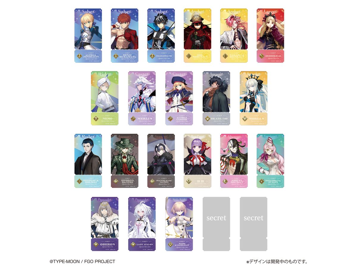 チケットライクコレクション Fate/Grand Order 1Box 20pcs | HLJ.co.jp