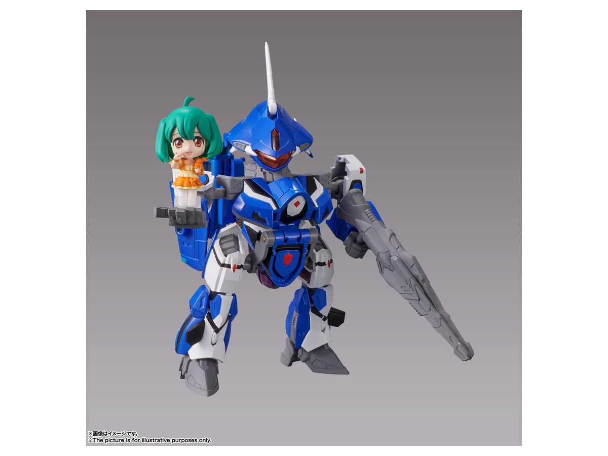 TINY SESSION VF-25G メサイアバルキリー (ミシェル機) with ランカ 
