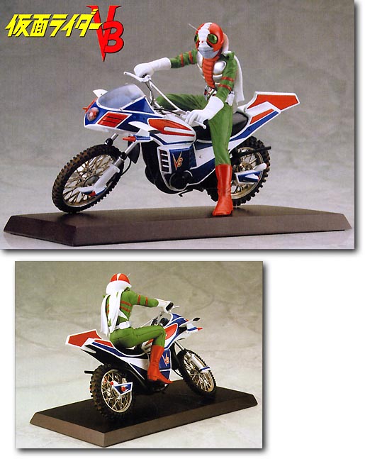 B-CLUB 仮面ライダーV3&ハリケーン号 1/12 ポリストーン製 ポピー