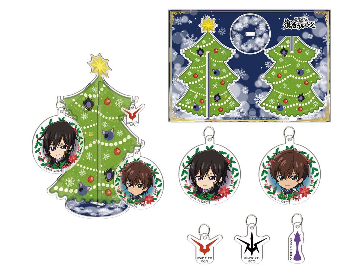 コードギアス 復活のルルーシュ 卓上 アクリルクリスマスツリー オーナメントセット By バンダイナムコアーツ ホビーリンク ジャパン コードギアス 復活のルルーシュ 卓上 アクリルクリスマスツリー オーナメントセット By バンダイナムコアーツ ホビーリンク ジャパン