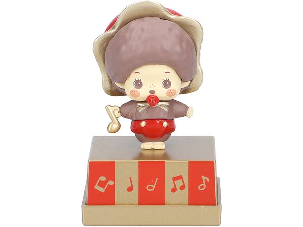 Shaky! モンチッチ バブルヘッドドールBOX パレード セピアゴールド