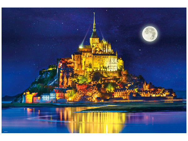 ジグソーパズル: スターライト モン・サン・ミシェル 1000ピース (72cm