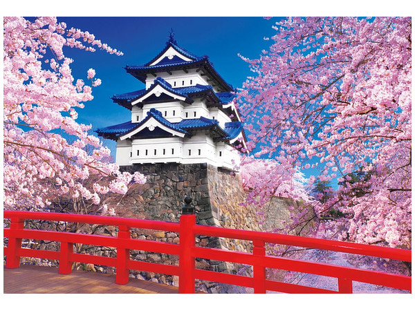 ジグゾーパズル 日本風景 桜 桜彩る弘前城 1000ピース 72 X 49cm By ビバリー ホビーリンク ジャパン