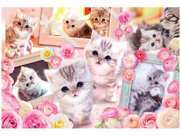 ジグソーパズル: 恋するにゃんこ 1000ピース (72cm x 49cm) | HLJ.co.jp